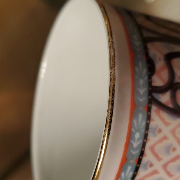 Vintage Russ Berrie Cat watching gold fish mug - Picture 9 of 9